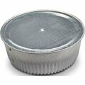 Gray Metal 3 TEE CAP/PLUG W/CRIMP 3-309